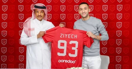 انتقال الدولي المغربي حكيم زياش لصفوف الدحيل قادما من غلاطة سراي التركي