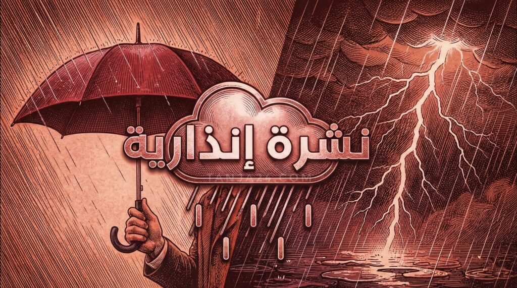 نشرة إنذارية: أمطار عاصفية وثلوج كثيفة ورياح قوية من الثلاثاء إلى الخميس