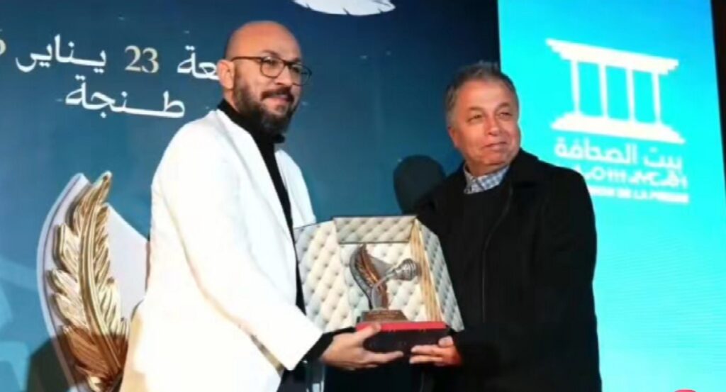 ”عمي علي” يمنح استيتو جائزة “احسن عمل لتسويق صورة طنجة” في ليلة “بيت الصحافة”