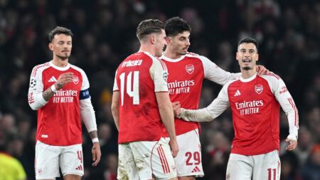 ارسنال يتفوق بالارقام ويتصدر توقعات الفوز بلقب دوري الابطال