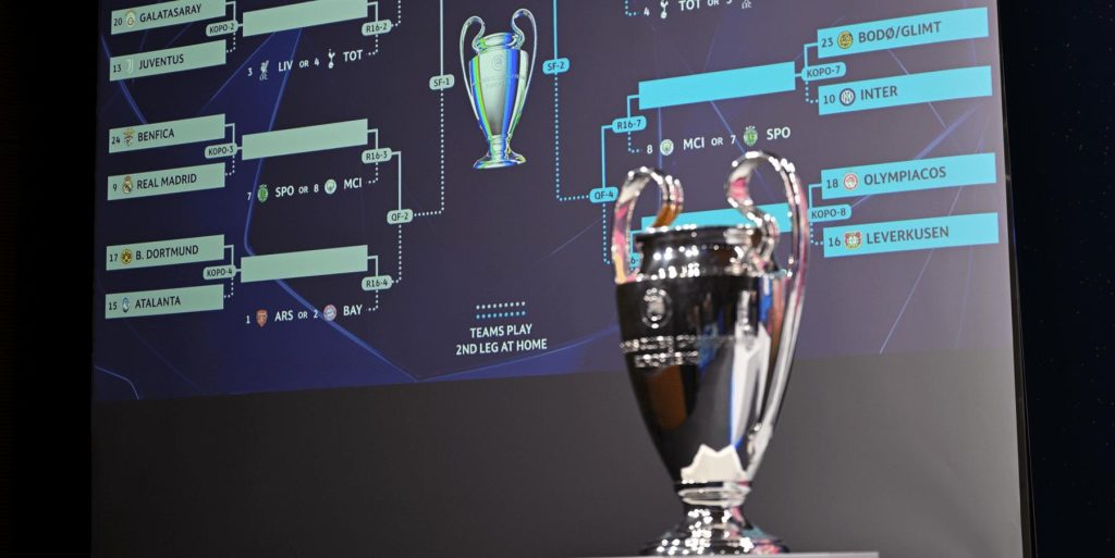 دوري أبطال أوروبا.. الريال يواجه السيتي في ثمن النهائي وسان جرمان يصطدم بتشلسي