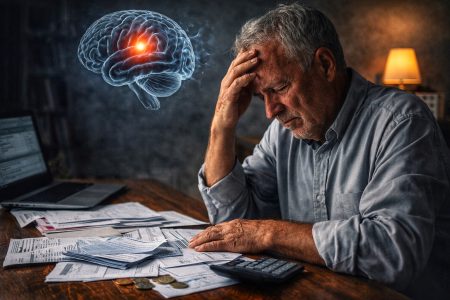 الضغوط المالية تسرّع شيخوخة الدماغ
