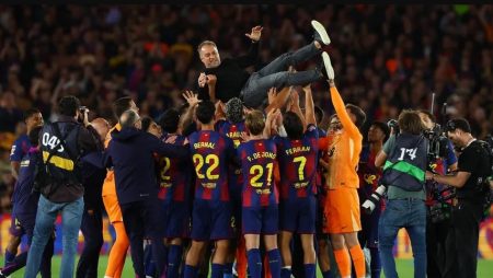 برشلونة يحسم الكلاسيكو ويتوج بطلا للدوري الإسباني للمرة 29