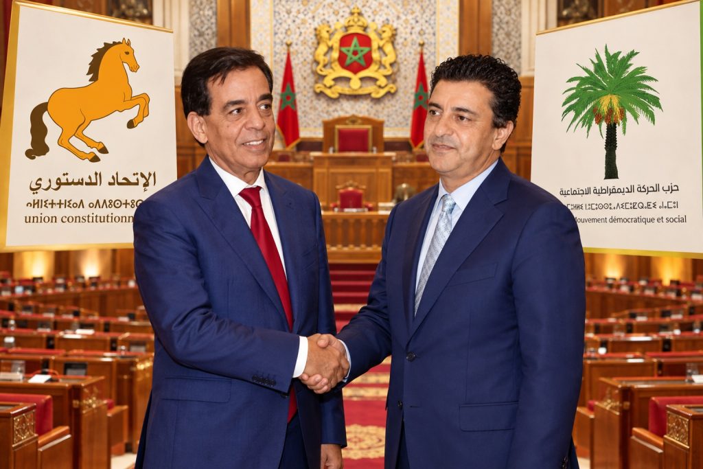 الاتحاد الدستوري وحزب الحركة الديمقراطية الاجتماعية يعلنان الدخول مجددا في فريق نيابي مشترك بمجلس النواب